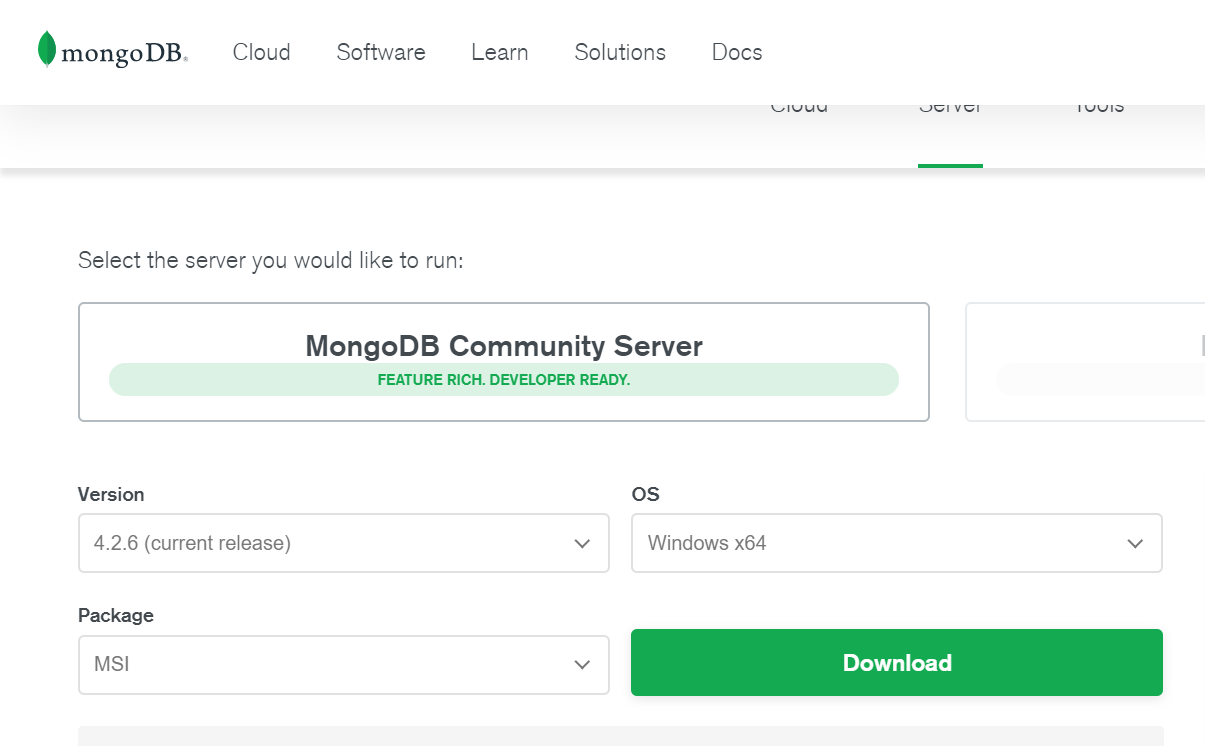 MongoDb Installation