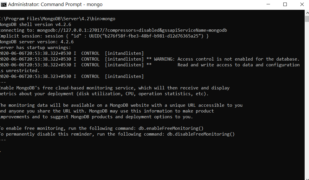 MongoDb Installation