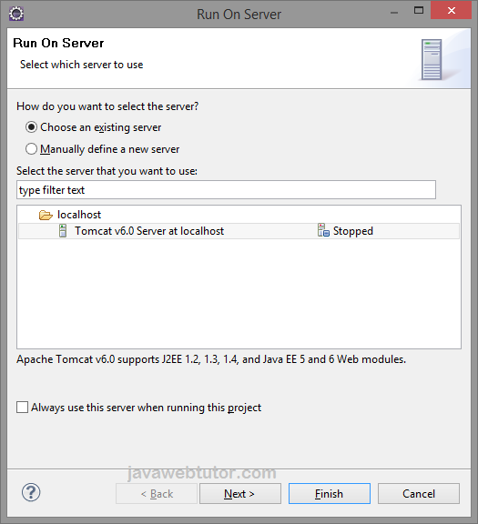 Servlet Example in Eclipse