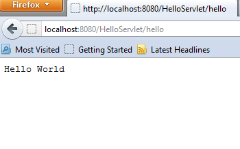 Servlet Example in Eclipse