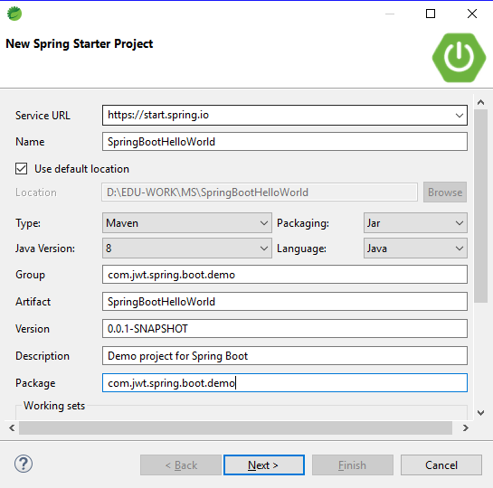 Spring Boot Hello World