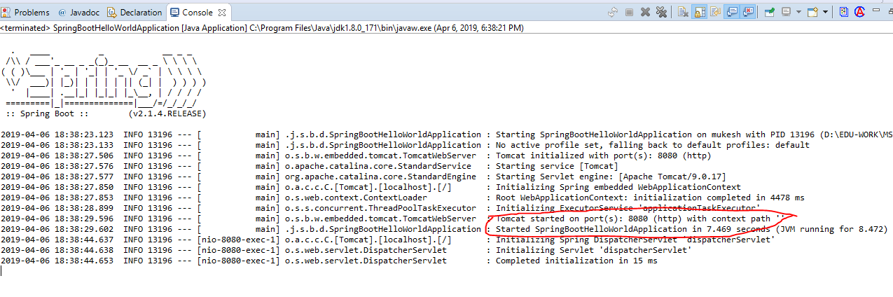 Spring Boot Hello World