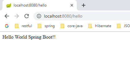 Spring Boot Hello World