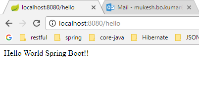 Spring Boot Hello World