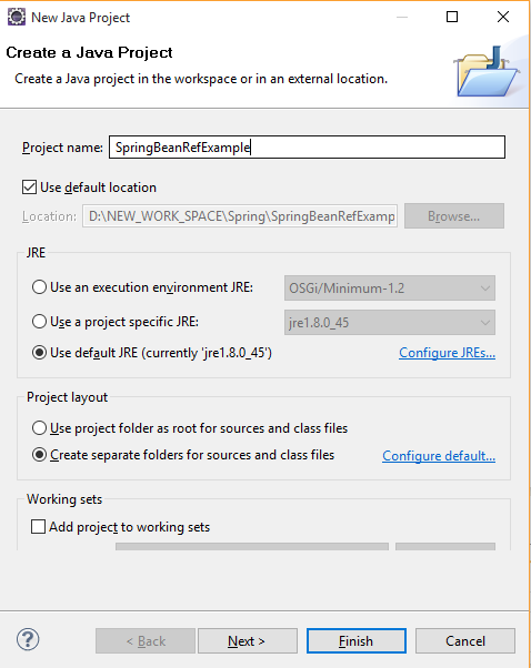 Spring Hello World Setter Injection