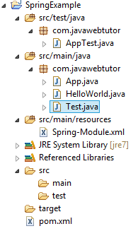 Spring Application in Eclipse
