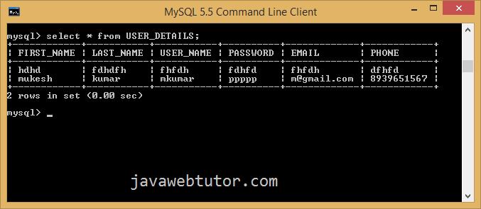 Struts database Application in Eclipse